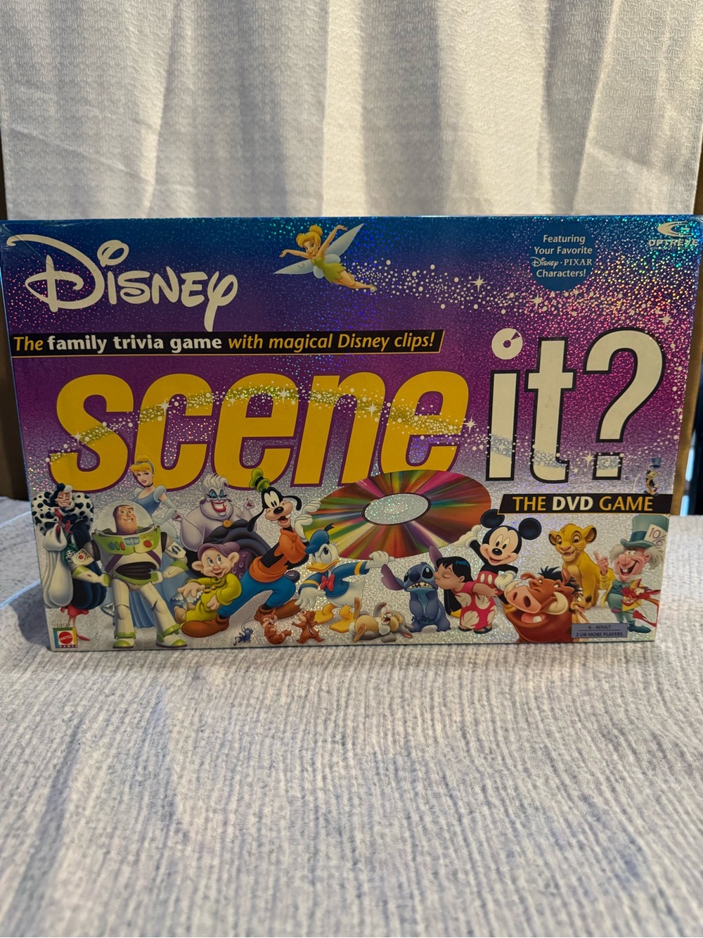 Disney Scene It? The DVD Game - Purple & Yellow Box Art